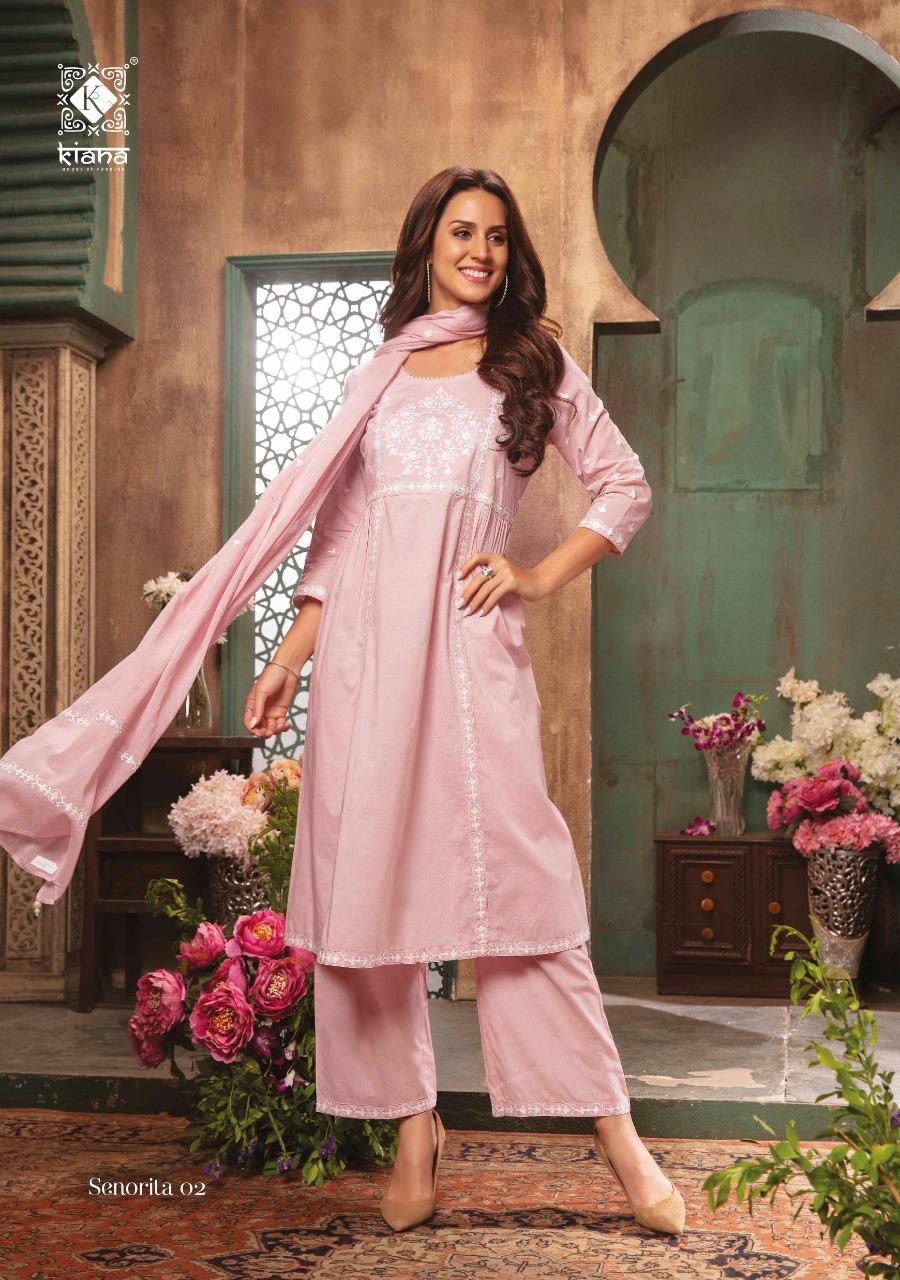 Kiana Senorita Fancy Stylish Festive Wear Salwar Suit Ready Made Collection